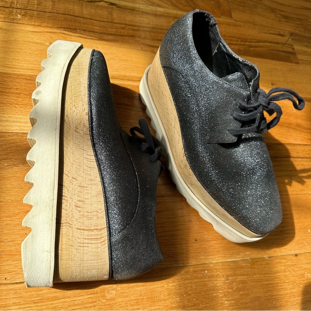 Stella McCartney Elyse Platform Oxfords Size 37